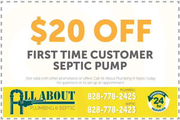 $20 Off First Time Customers Septic Pump